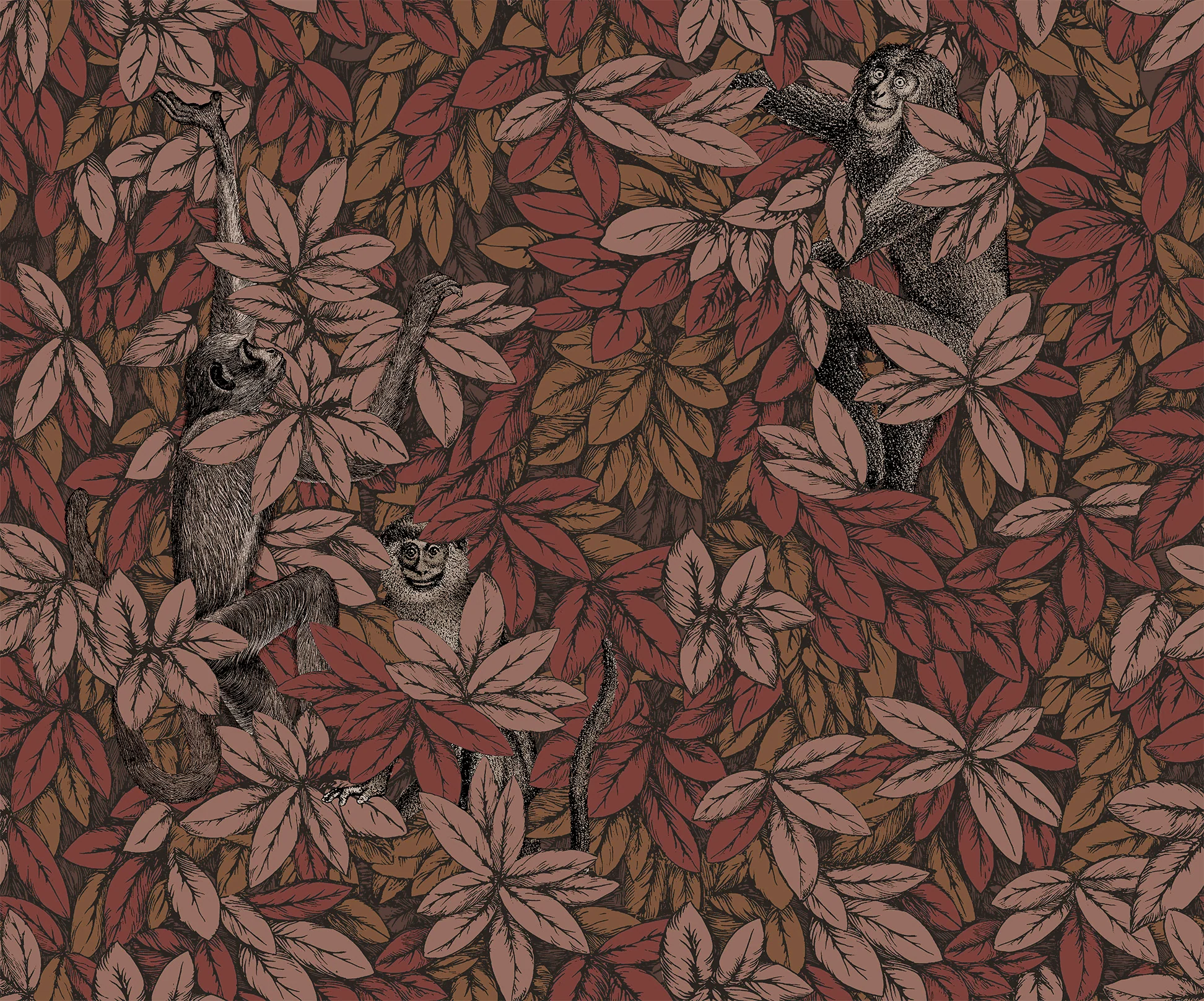 Foglie e Scimmie Tapete - 123/10050 - Autumnal Leaves - Cole&Son - Fornasetti Senza Tempo II-123-10050-Cole&Son-Fornasetti Senza Tempo II Foglie e Scimmie Tapete - 123/10050 - Autumnal Leaves - Cole&Son - Fornasetti Senza Tempo II von Cole&Son aus der Kategorie Fornasetti Senza Tempo II mit der Artikelnummer 123-10050