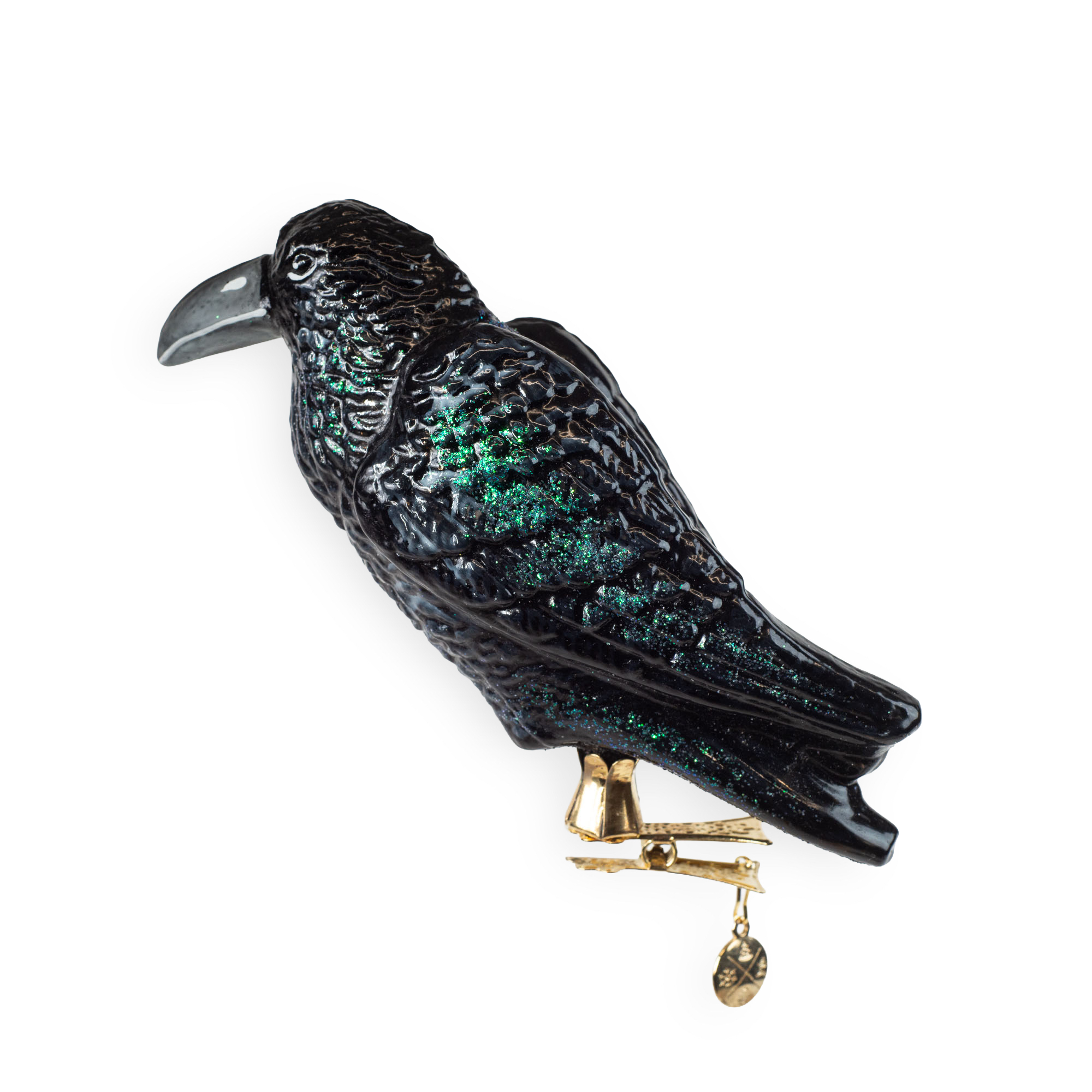 Rabe - Christbaumschmuck - Glaskunst aus Polen