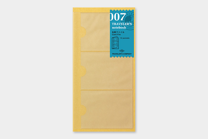 007 - Card File - TRAVELER'S Notebook Refill-14301006-TRAVELER'S COMPANY JAPAN-Einlagen und Zubehör für Größe "Regular" 007 - Card File - TRAVELER'S Notebook Refill von TRAVELER'S COMPANY JAPAN aus der Kategorie Einlagen und Zubehör für Größe "Regular" mit der Artikelnummer 14301006