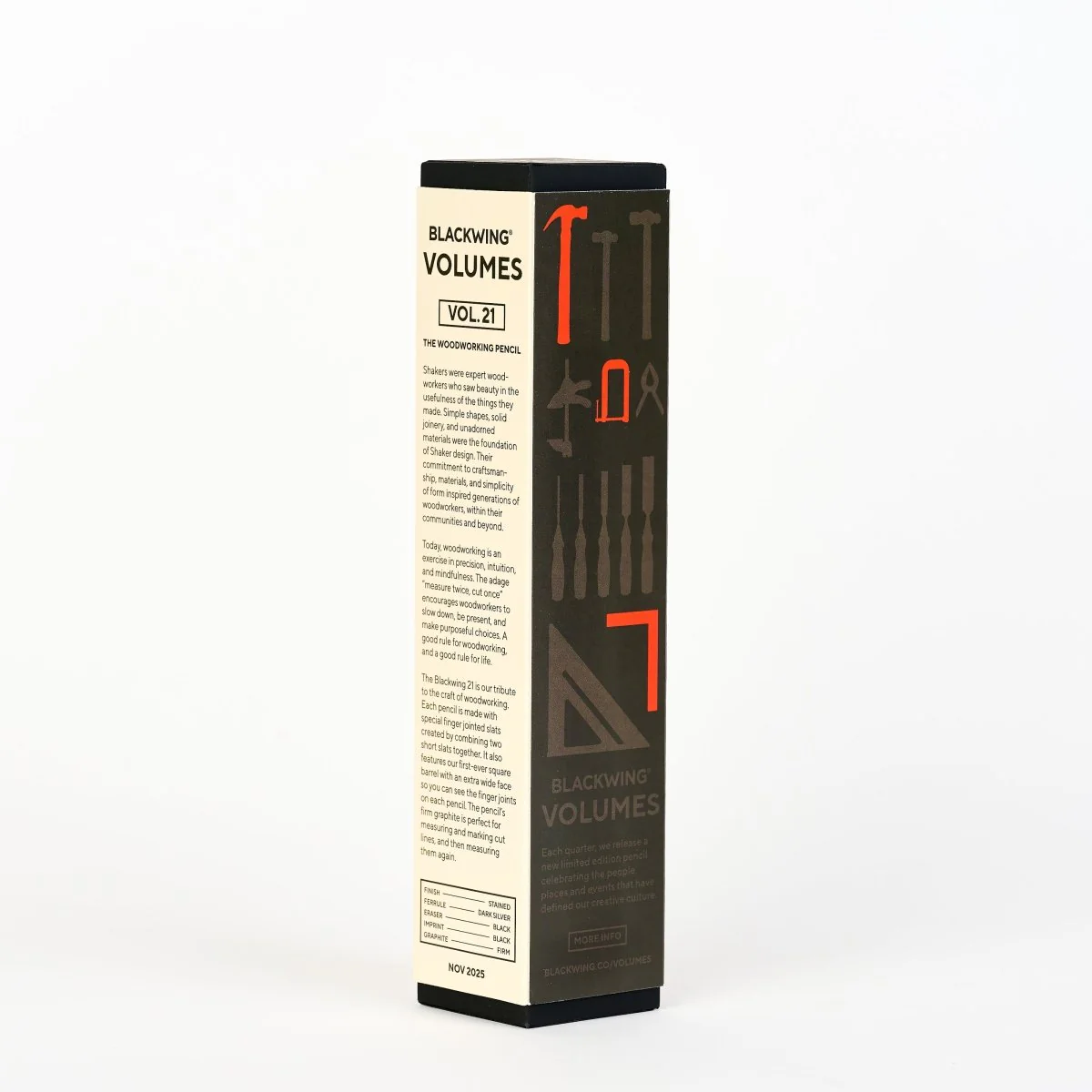 BLACKWING VOLUME 21 - The Woodworking Pencil (12er Set)