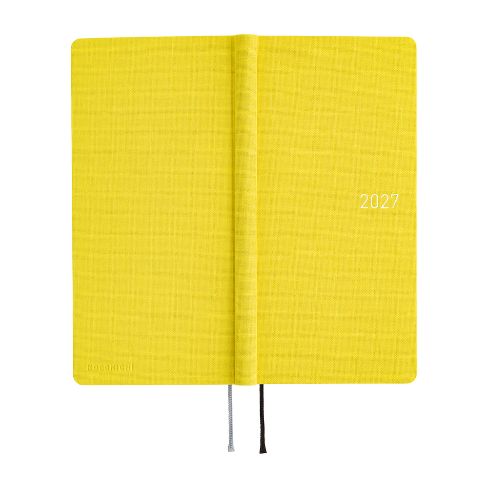 Weeks 2027 englisch – Colors: Canaria Yellow | Hobonichi