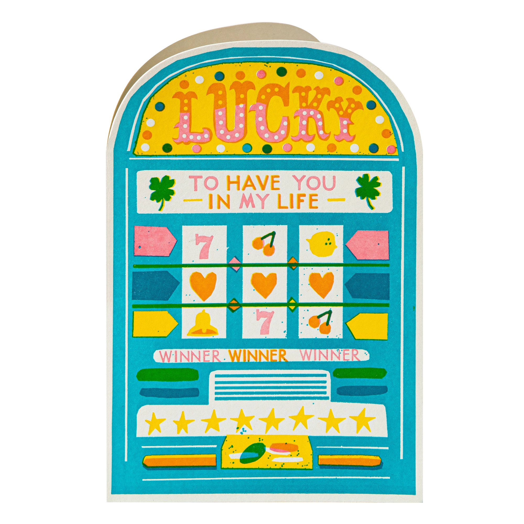 "Lucky Slot Machine" - 3D Klappkarte - Cut-Out Card von Archivist