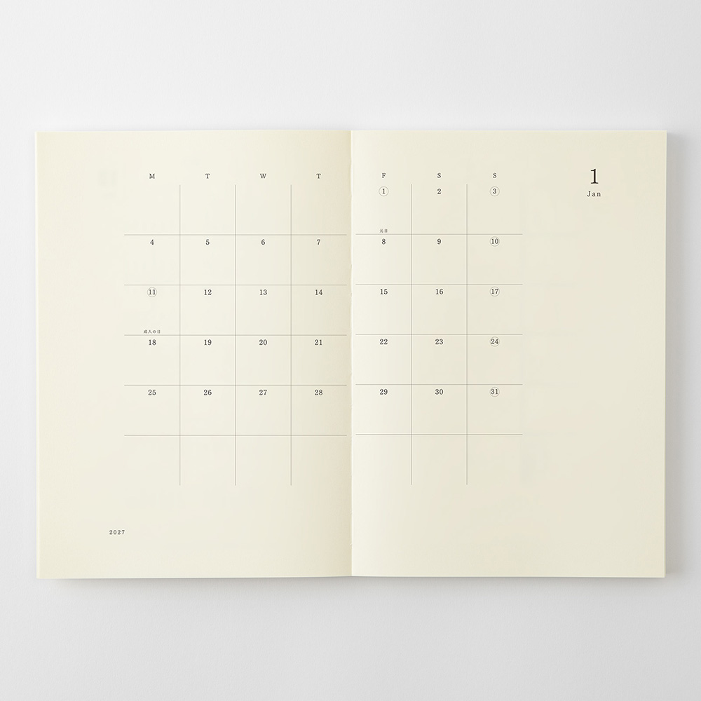MD Notebook Kalender 2027 [A5]