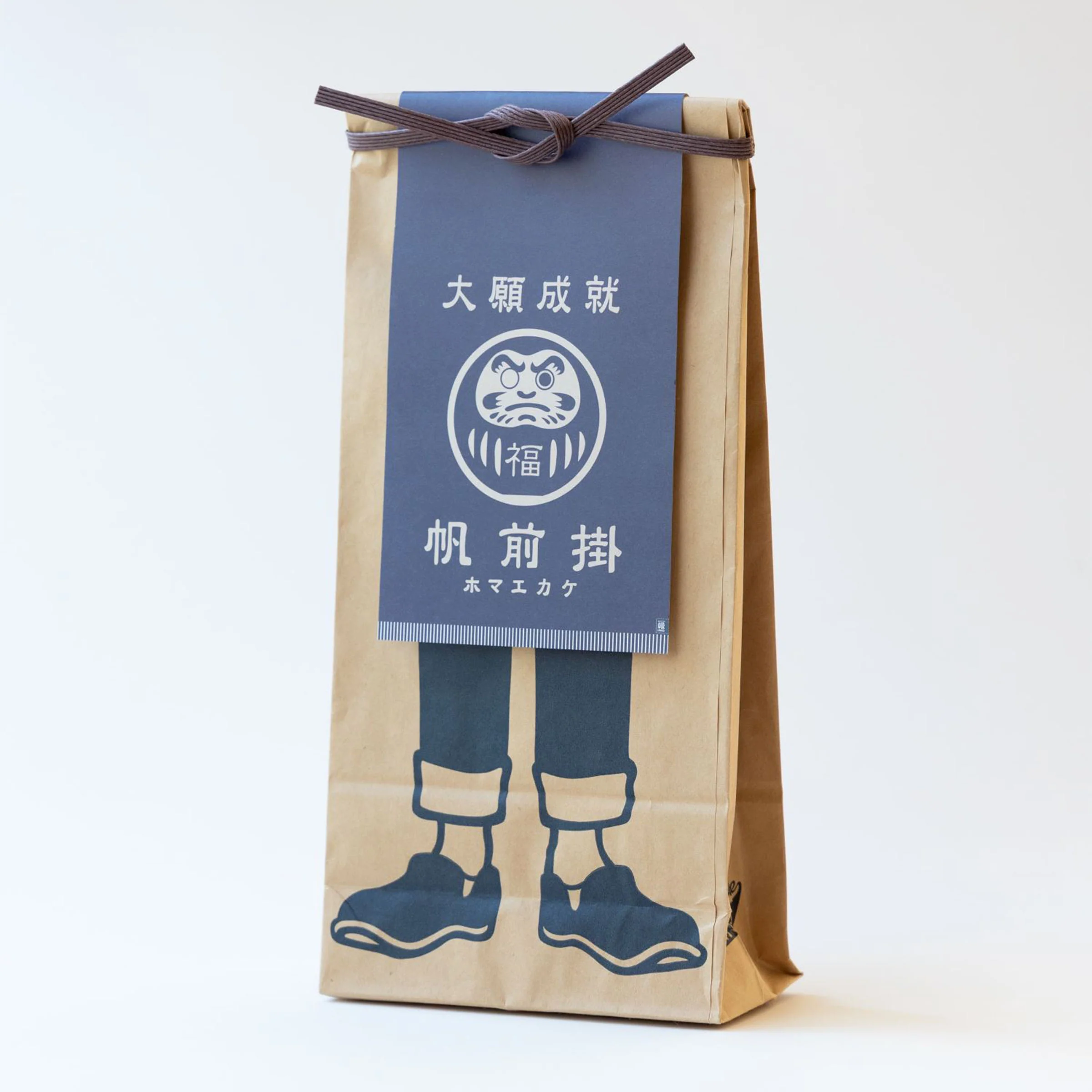 "Daruma" - ICON Serie - Traditionell japanische MAEKAKE Schürze - by Anything Co.