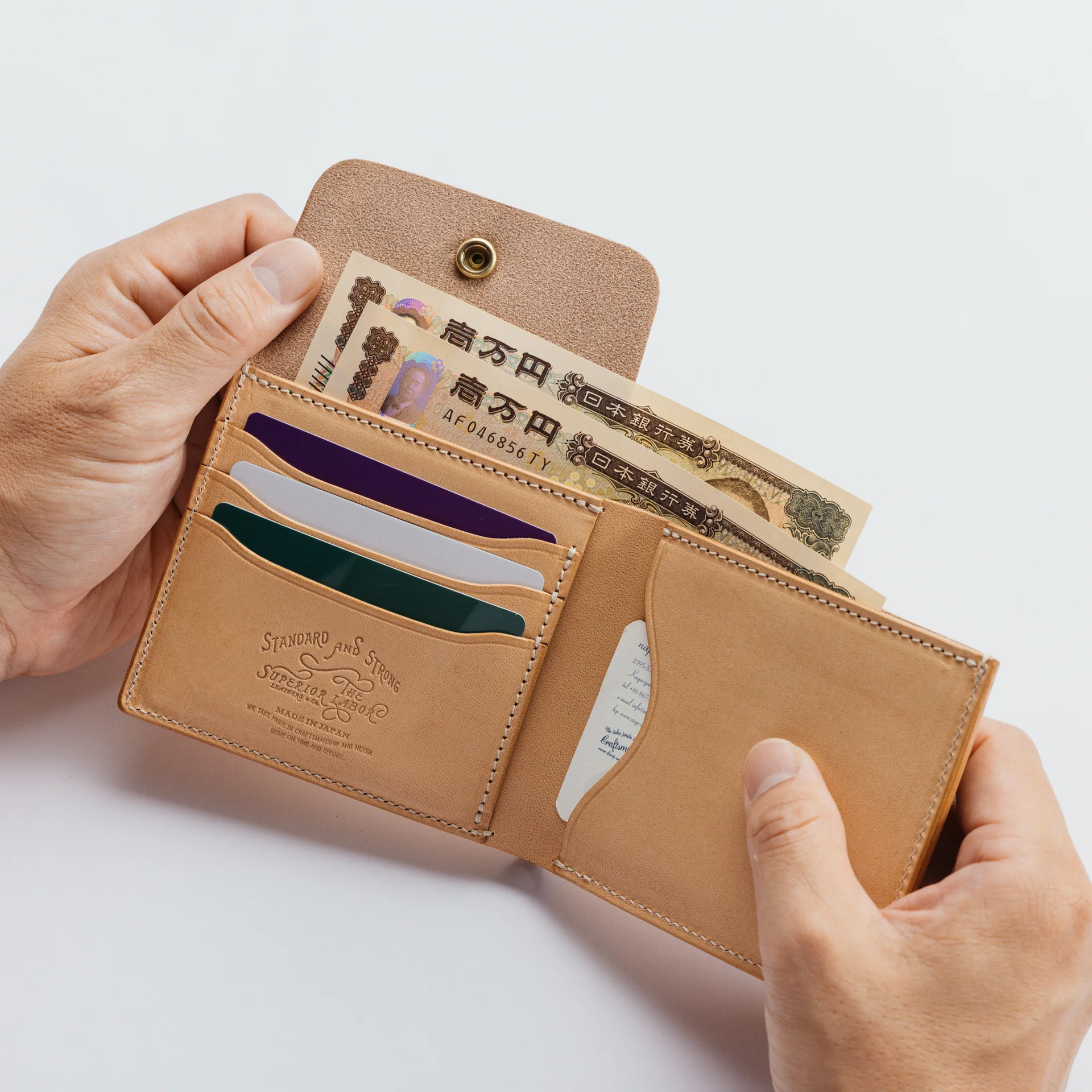 Billfold Wallet - Portemonnaie aus Leder - The Superior Labor