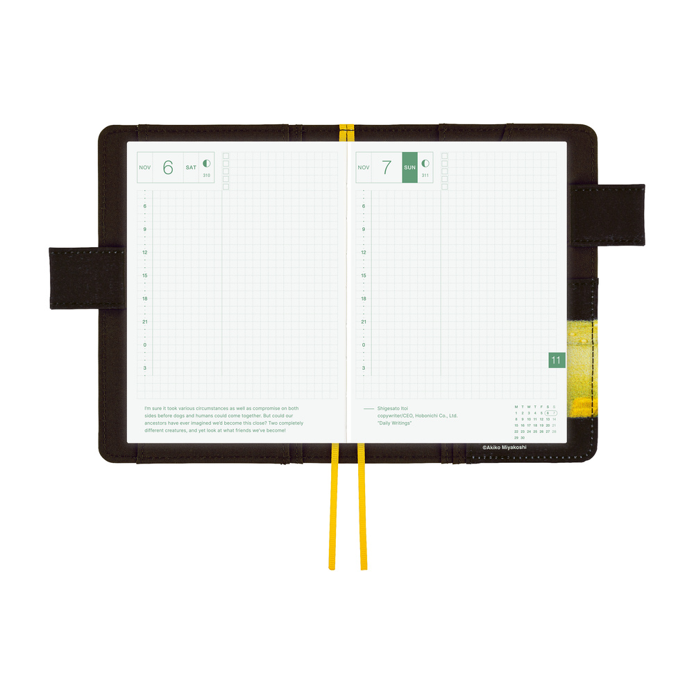Hülle A6 Original – Akiko Miyakoshi: An Airport at Night | Hobonichi