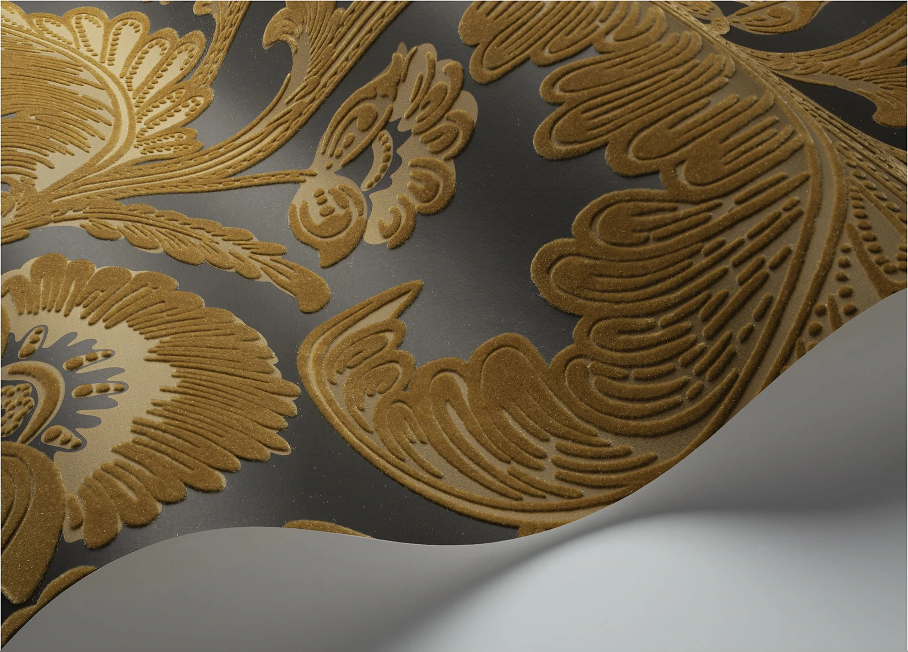 Fanfare Flock Tapete - 116/7027 - Cole&Son - The Pearwood Collection-116-7027-Cole&Son-The Pearwood Collection Fanfare Flock Tapete - 116/7027 - Cole&Son - The Pearwood Collection von Cole&Son aus der Kategorie The Pearwood Collection mit der Artikelnummer 116-7027