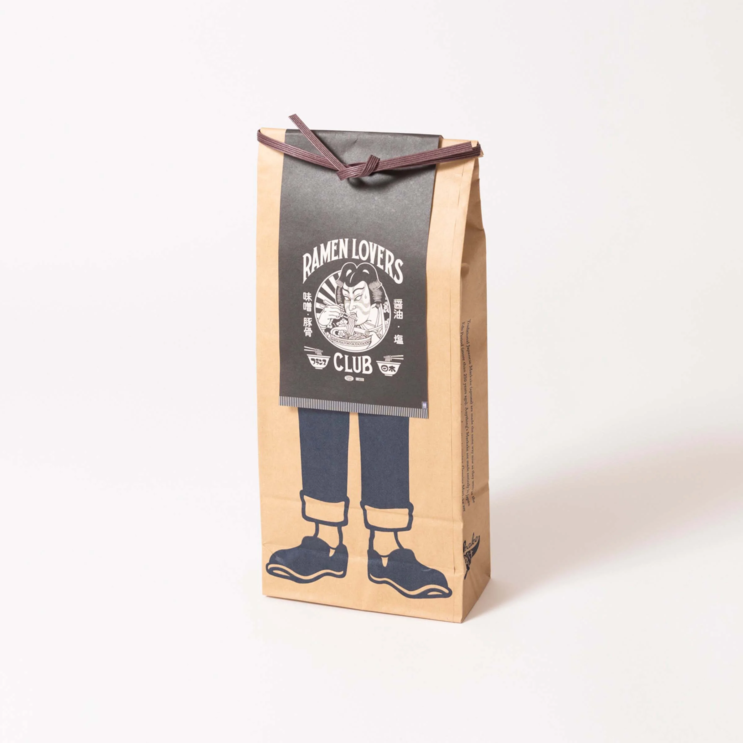 "Ramen Lovers Club" - Yeaaah! Studio - Traditionell japanische MAEKAKE Schürze - by Anything Co.