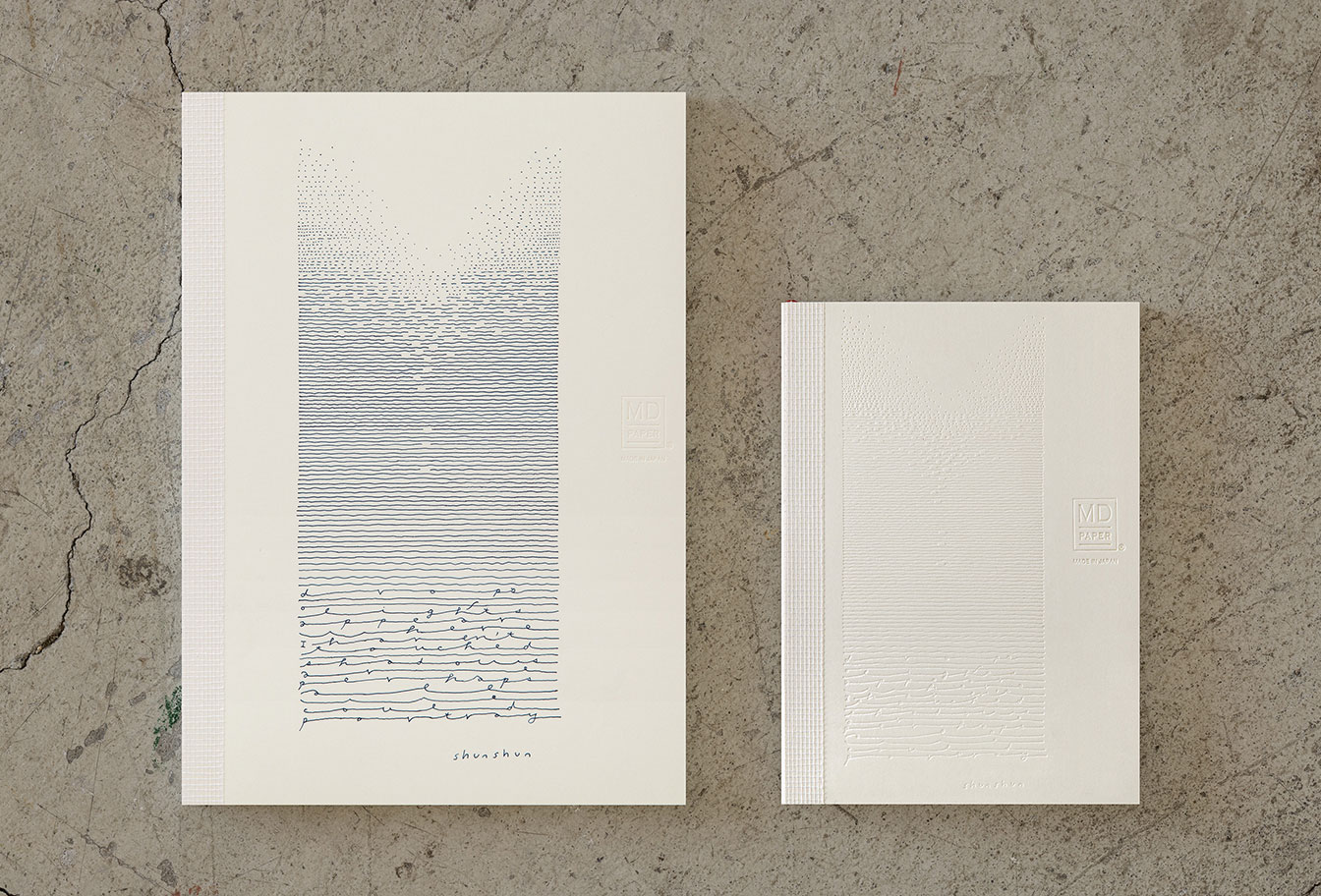 MD Notebook 15th – Edition shunshun - A6 - blanko / blank - Midori Notizbuch - limitiert MD Notebook 15th – Edition shunshun - A6 - blanko / blank - Midori Notizbuch - limitiert