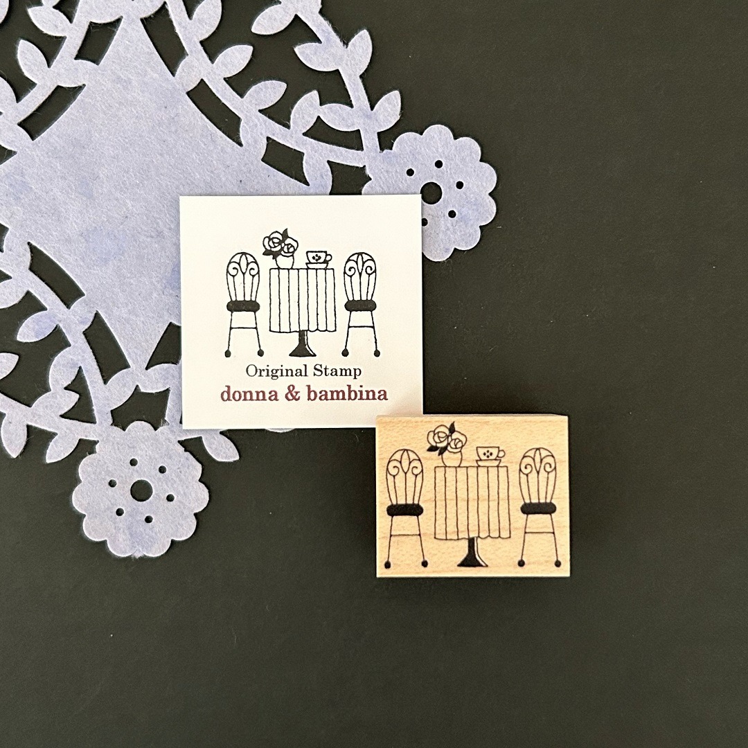 "Open Terrace" - donna&bambina - Japanischer Stempel