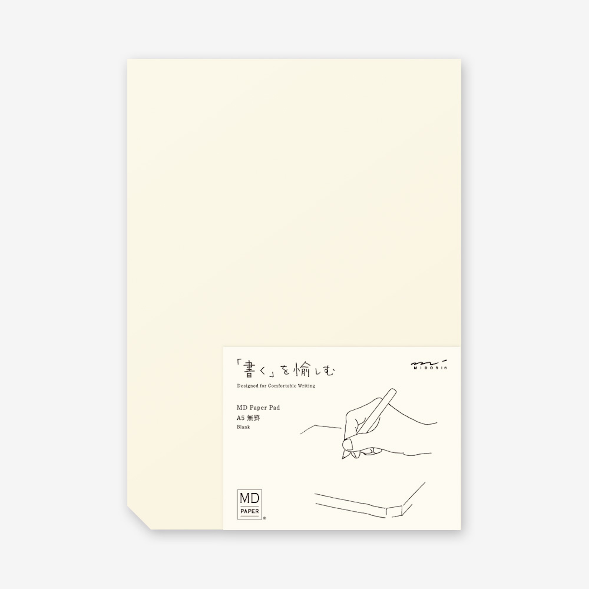 MD Paper Pad - A5 - blanko / blank - Midori Notizblock-15235006-Midori Japan-MD Paper Pads MD Paper Pad - A5 - blanko / blank - Midori Notizblock von Midori Japan aus der Kategorie MD Paper Pads mit der Artikelnummer 15235006