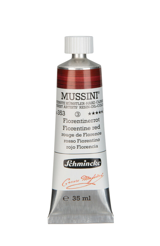 353 - Florentinerrot - 35ml - Mussini Ölfarbe von Schmincke - PG3