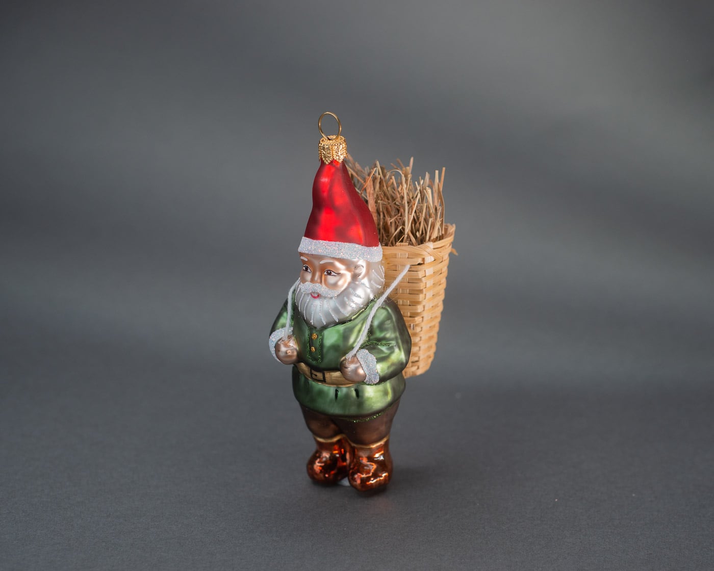 Gartenzwerg mit Korb - Christbaumschmuck aus Glas-1700.01-Hanco-Christbaumschmuck Gartenzwerg mit Korb - Christbaumschmuck aus Glas von Hanco aus der Kategorie Christbaumschmuck mit der Artikelnummer 1700.01