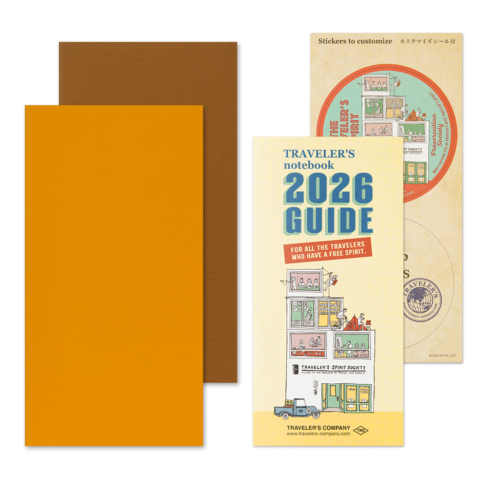 2026 Kalender (Wochenansicht Vertikal) - The Traveler's Spirit - TRAVELER'S Notebook Refill 2026 Kalender (Wochenansicht Vertikal) - The Traveler's Spirit - TRAVELER'S Notebook Refill