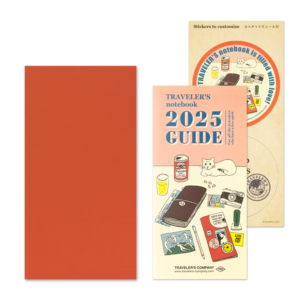 2025 Kalender (Monatsansicht) - TRAVELER'S Notebook Refill