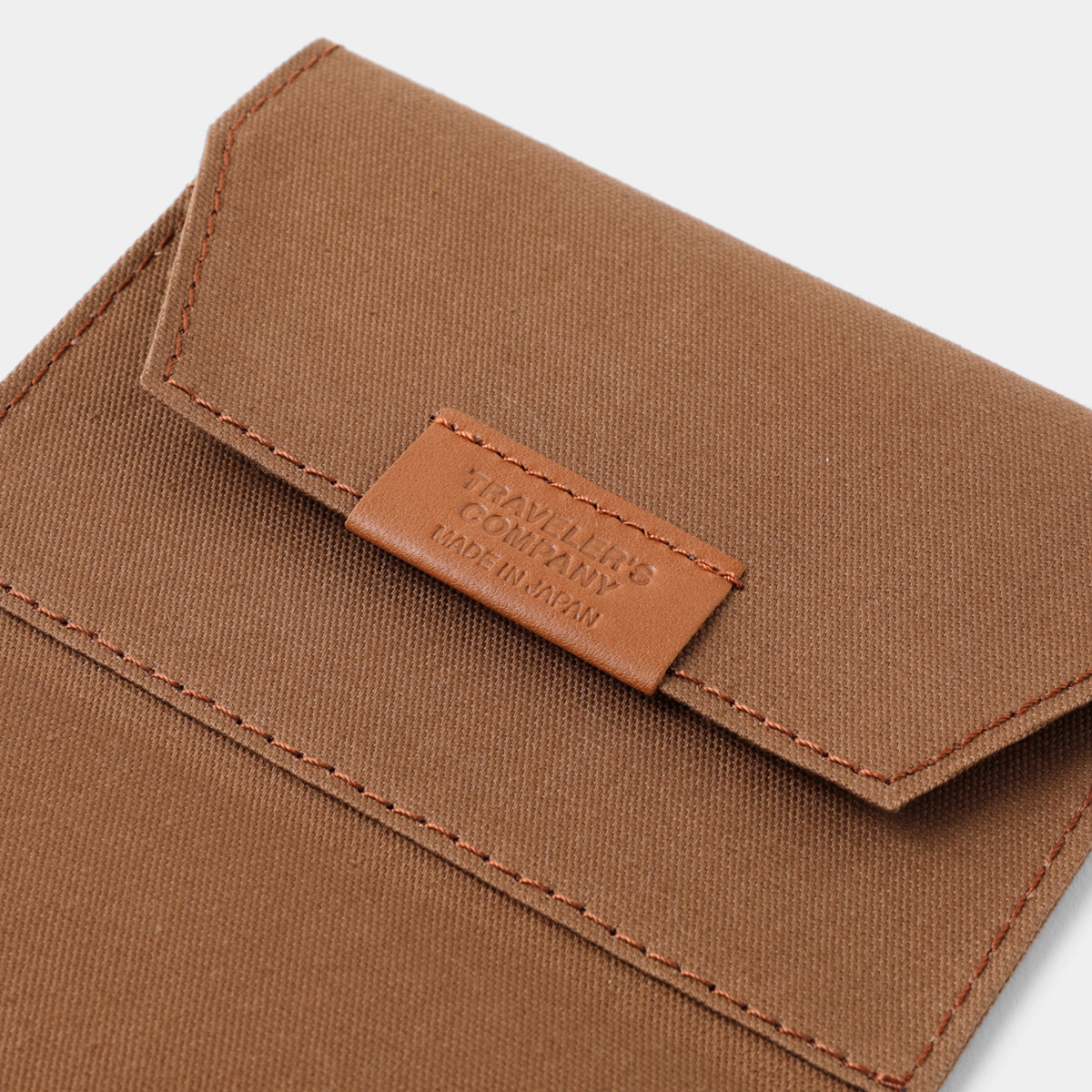 Zipper Case Baumwolle "Coffee" - TRAVELER'S FACTORY Notebook Refill Passport