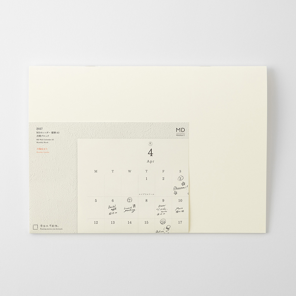 MD Wandkalender 2027 - Hängend A3