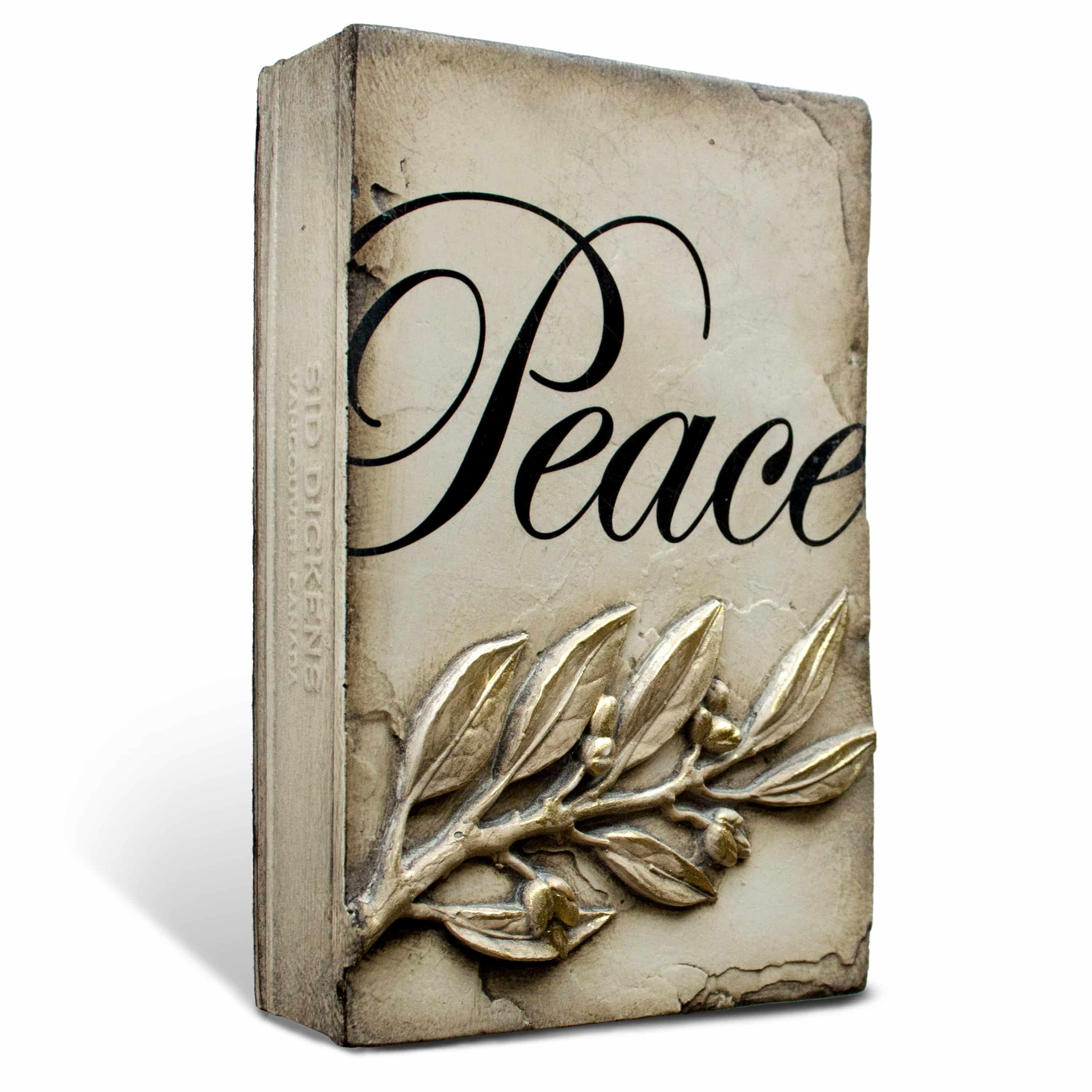 T539 - Peace Olive Branch - Memory Block Sid Dickens von Sid Dickens aus der Kategorie Memory Blocks mit der Artikelnummer T539