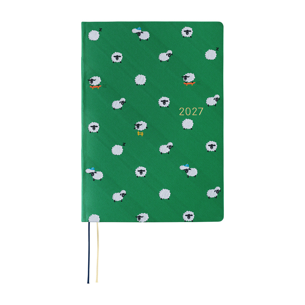 HON A5 2027 englisch – Bow & Tie: Sheep Sheep Sheep | Hobonichi