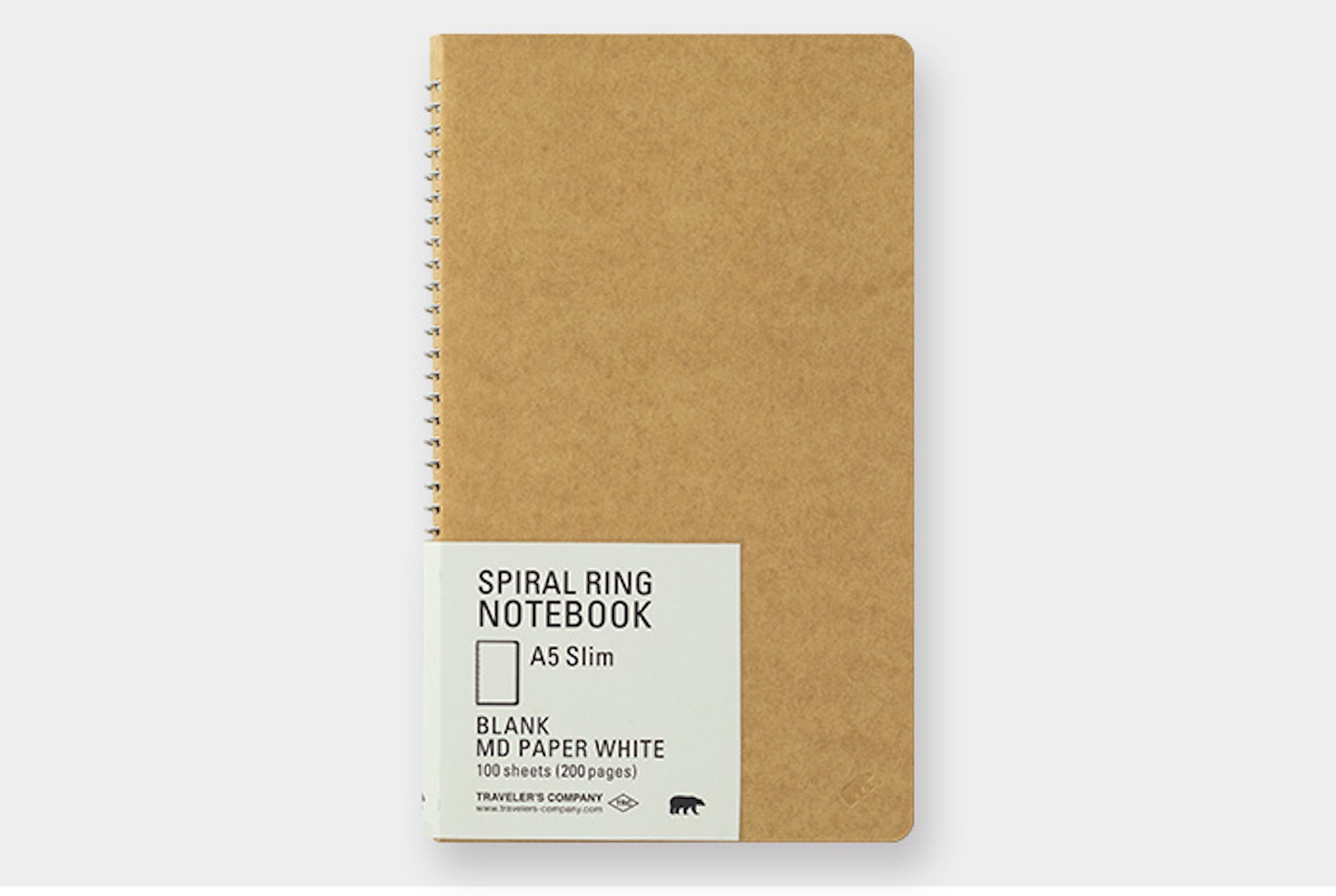 Spiral-Notizbuch - MD Weiß - A5 - TRAVELER'S COMPANY von TRAVELER'S COMPANY JAPAN aus der Kategorie Spiral Ring Notebooks mit der Artikelnummer 15245006