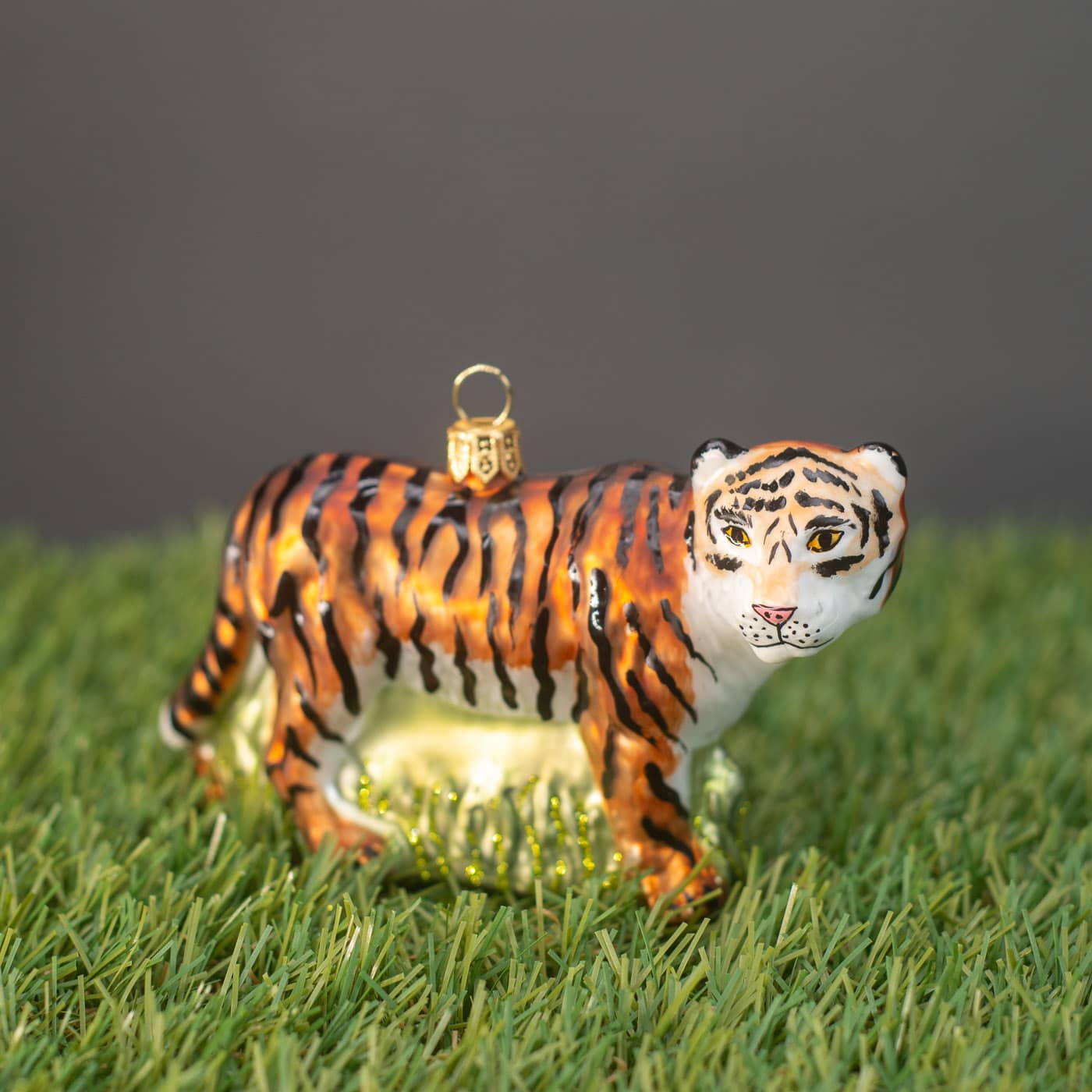 Tiger - Christbaumschmuck aus Glas