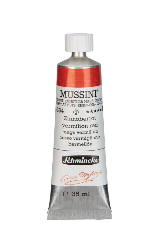364 - Zinnoberrot - 35ml - Mussini Ölfarbe von Schmincke - PG3