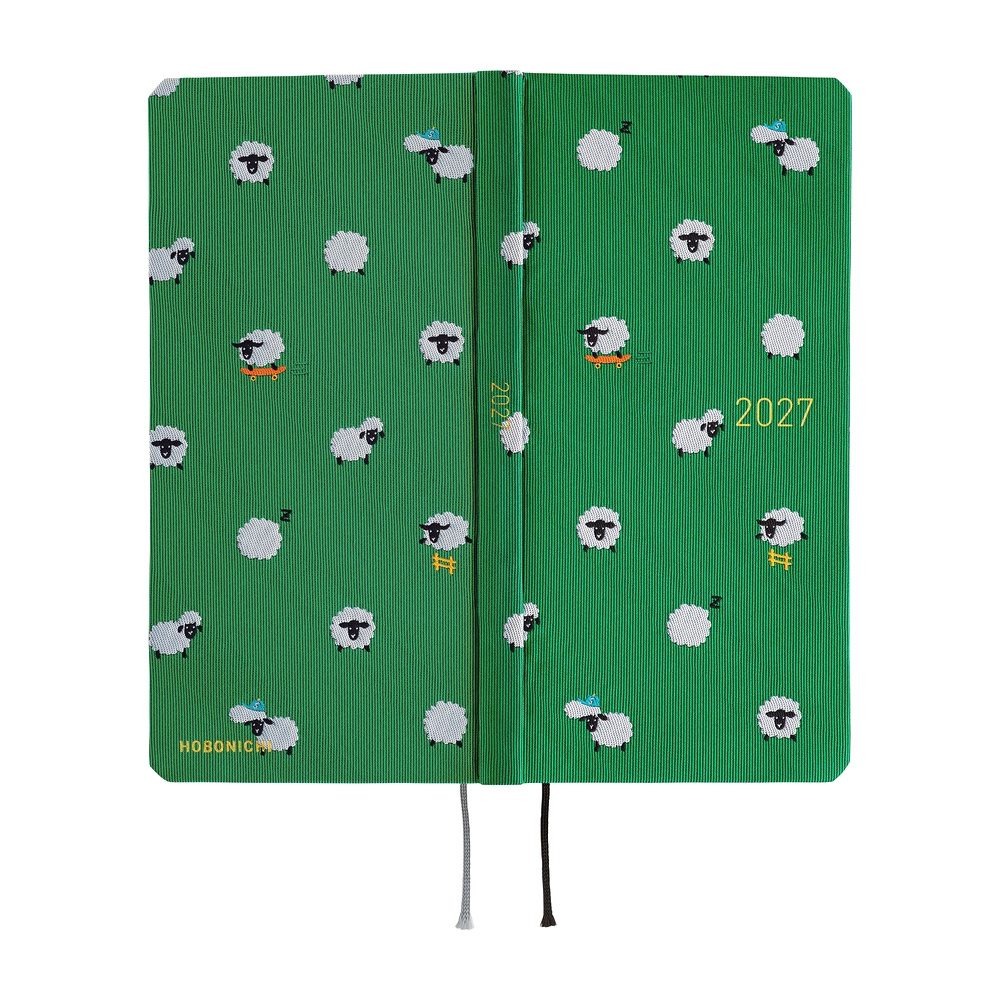 Weeks 2027 englisch – Bow & Tie: Sheep Sheep Sheep | Hobonichi