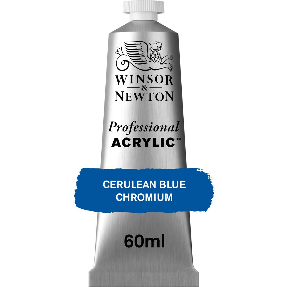 130 - Cerulean Blue Chromium - 60ml Professional Acrylic von Winsor&Newton - S4