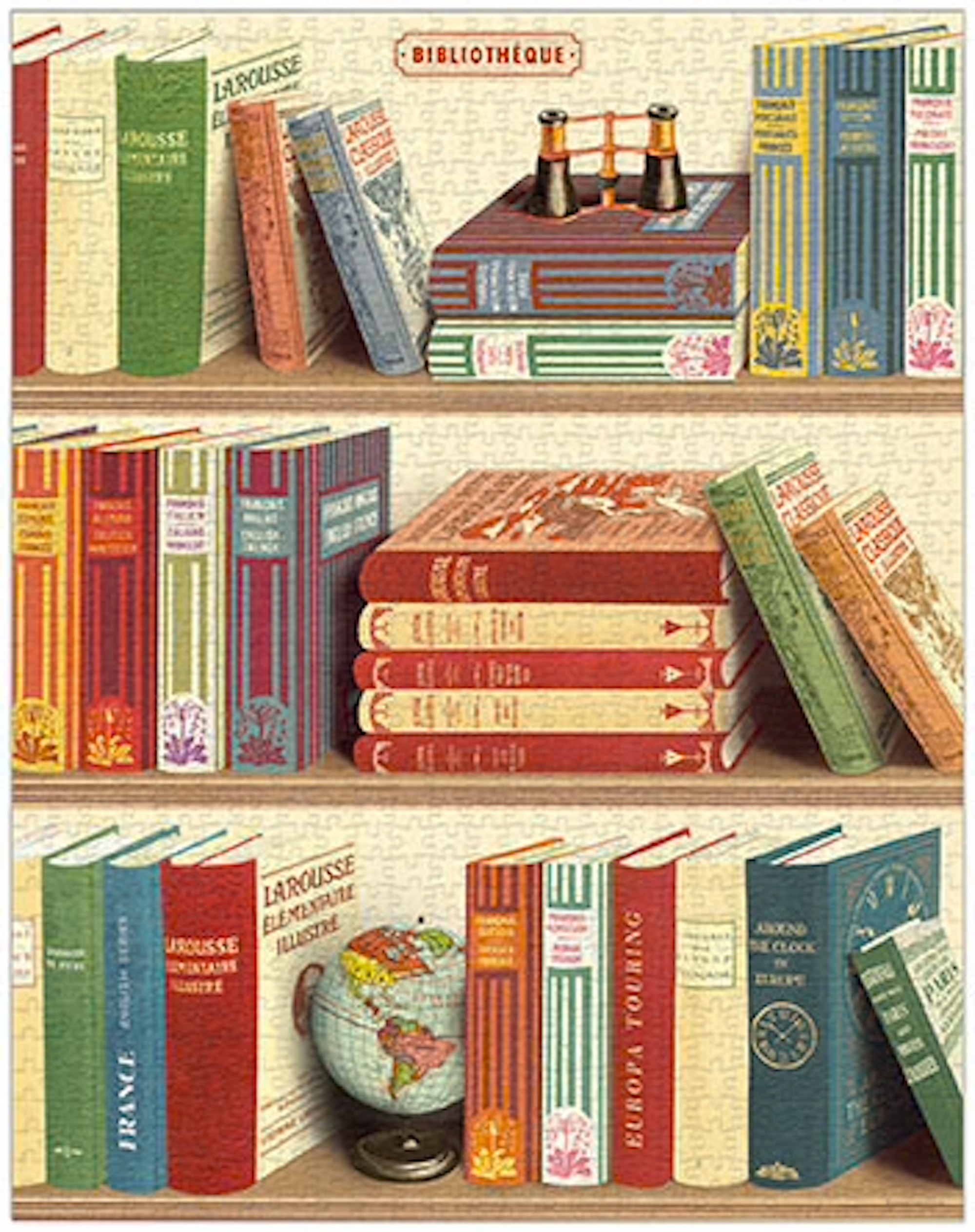 Library Books - Vintage Puzzle von Cavallini - 1.000 Teile Library Books - Vintage Puzzle von Cavallini - 1.000 Teile