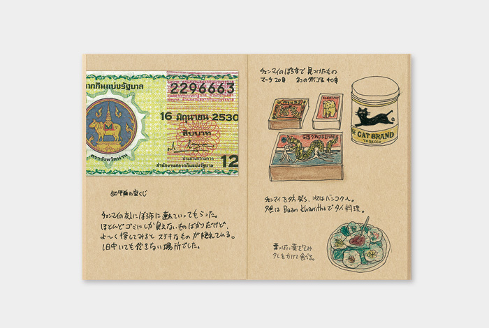 009 - Kraftpapier Notizheft - TRAVELER'S Notebook Refill Passport von TRAVELER'S COMPANY JAPAN aus der Kategorie Einlagen und Zubehör für Größe "Passport" mit der Artikelnummer 14373006