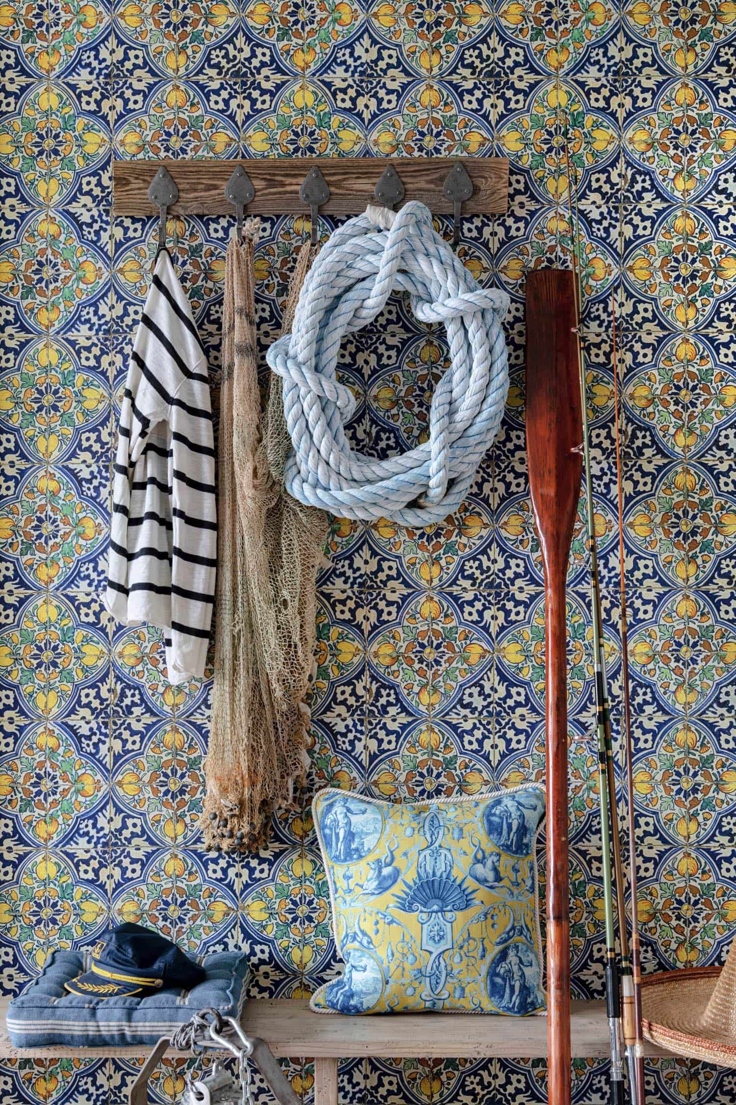 Tapete SARDEGNA TILES von MINDTHEGAP aus der Kategorie MIND THE GAP mit der Artikelnummer WP20574