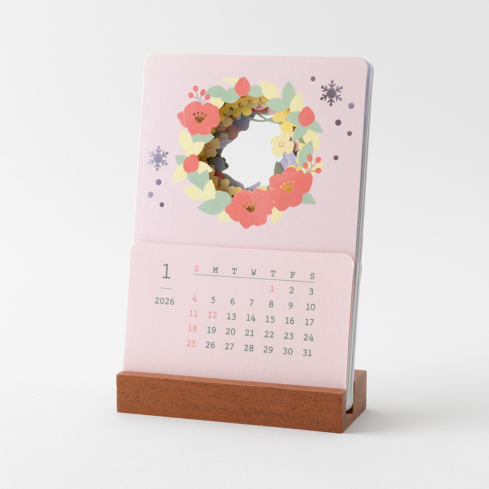 Midori Tischkalender 2026 - Flowers Midori Tischkalender 2026 - Flowers