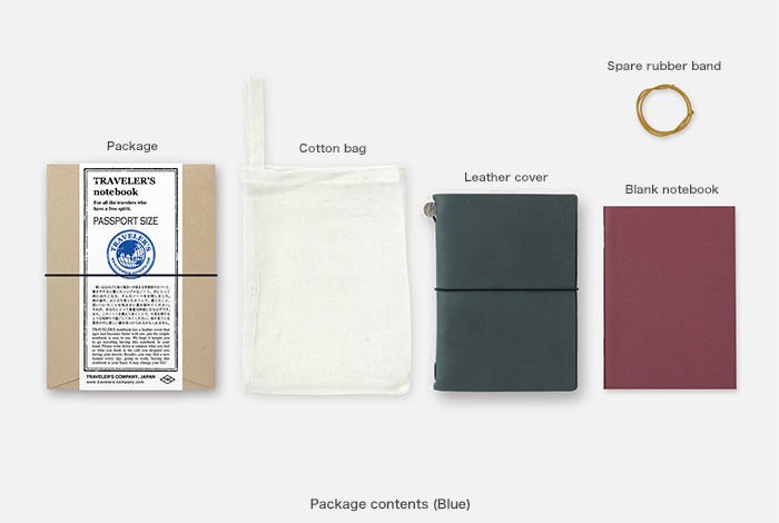 TRAVELER’S Notebook - Passport - Blau-15240006-TRAVELER'S COMPANY JAPAN-TRAVELER'S Notebook "Passport" TRAVELER’S Notebook - Passport - Blau von TRAVELER'S COMPANY JAPAN aus der Kategorie TRAVELER'S Notebook "Passport" mit der Artikelnummer 15240006