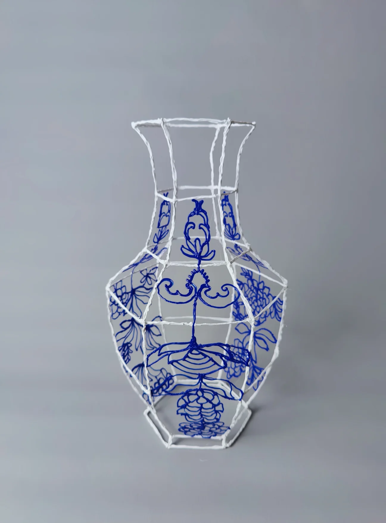 VASE II - DELFTS BLAUW von Iris Lucia Design aus der Kategorie Vasen mit der Artikelnummer ILD-VII-DB