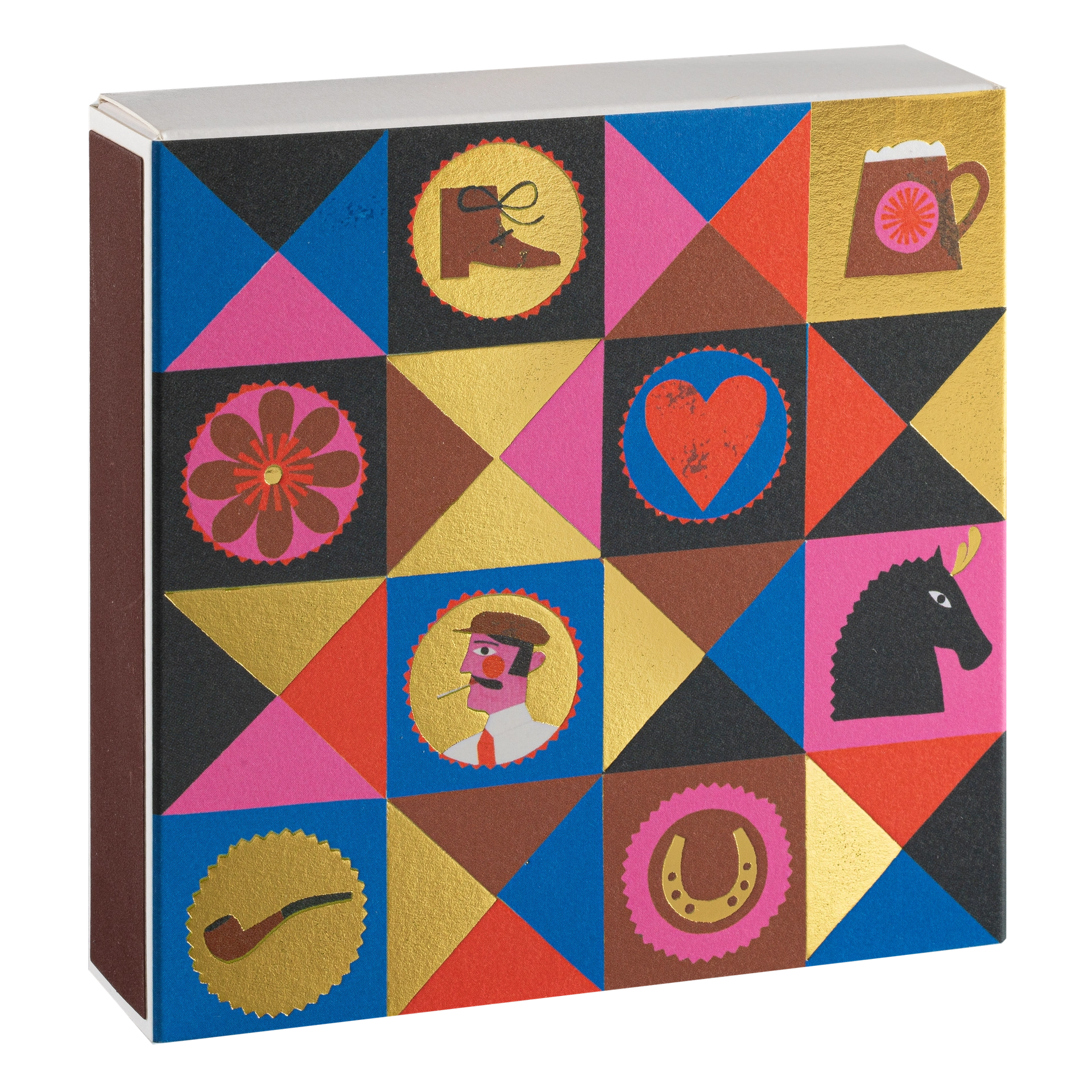 Streichhölzer "Colourful Gentleman" - Square Matches von Archivist