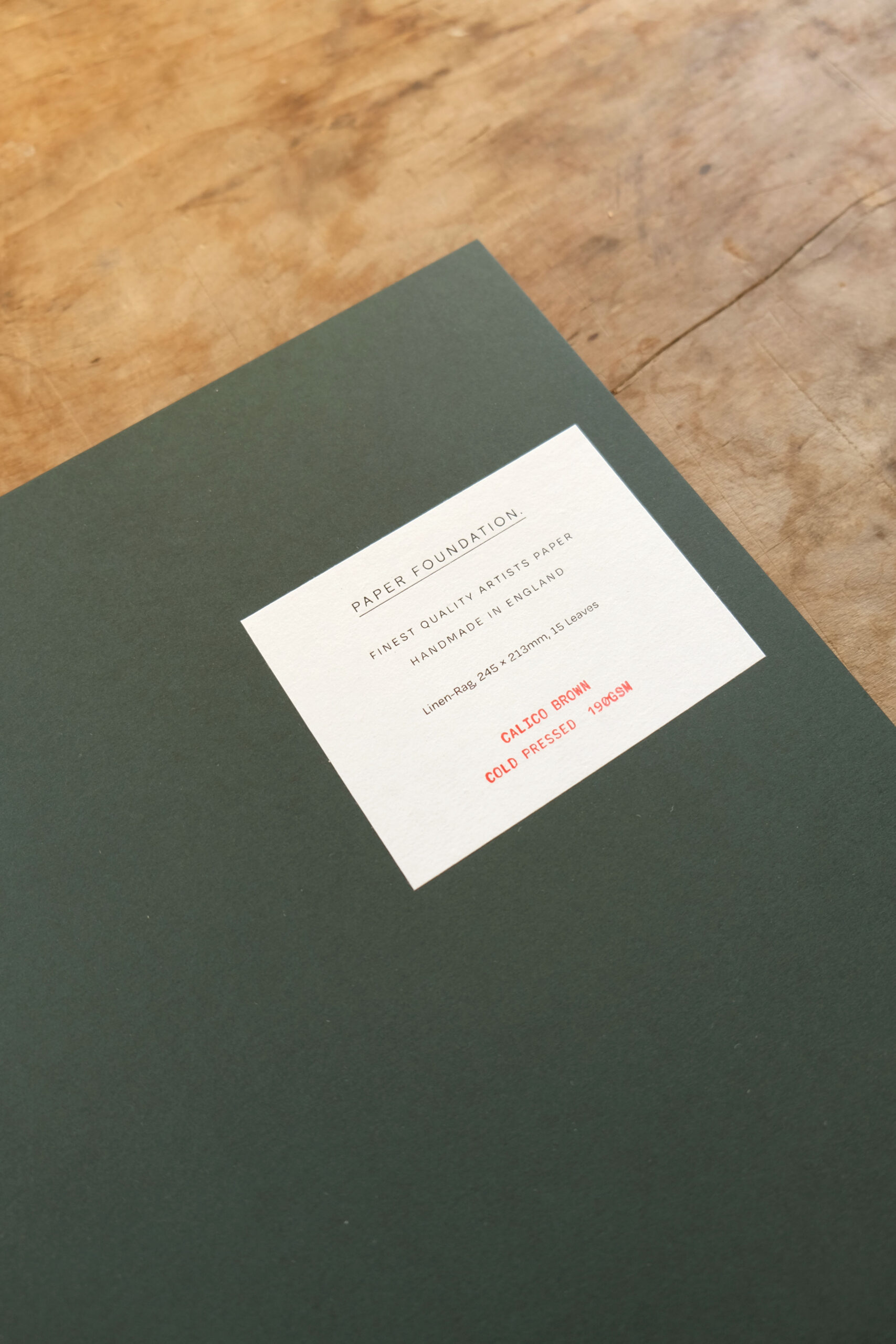 Art Pad M - Zeichenblock - BURNESIDE GREEN X CALICO BROWN - Paper Foundation