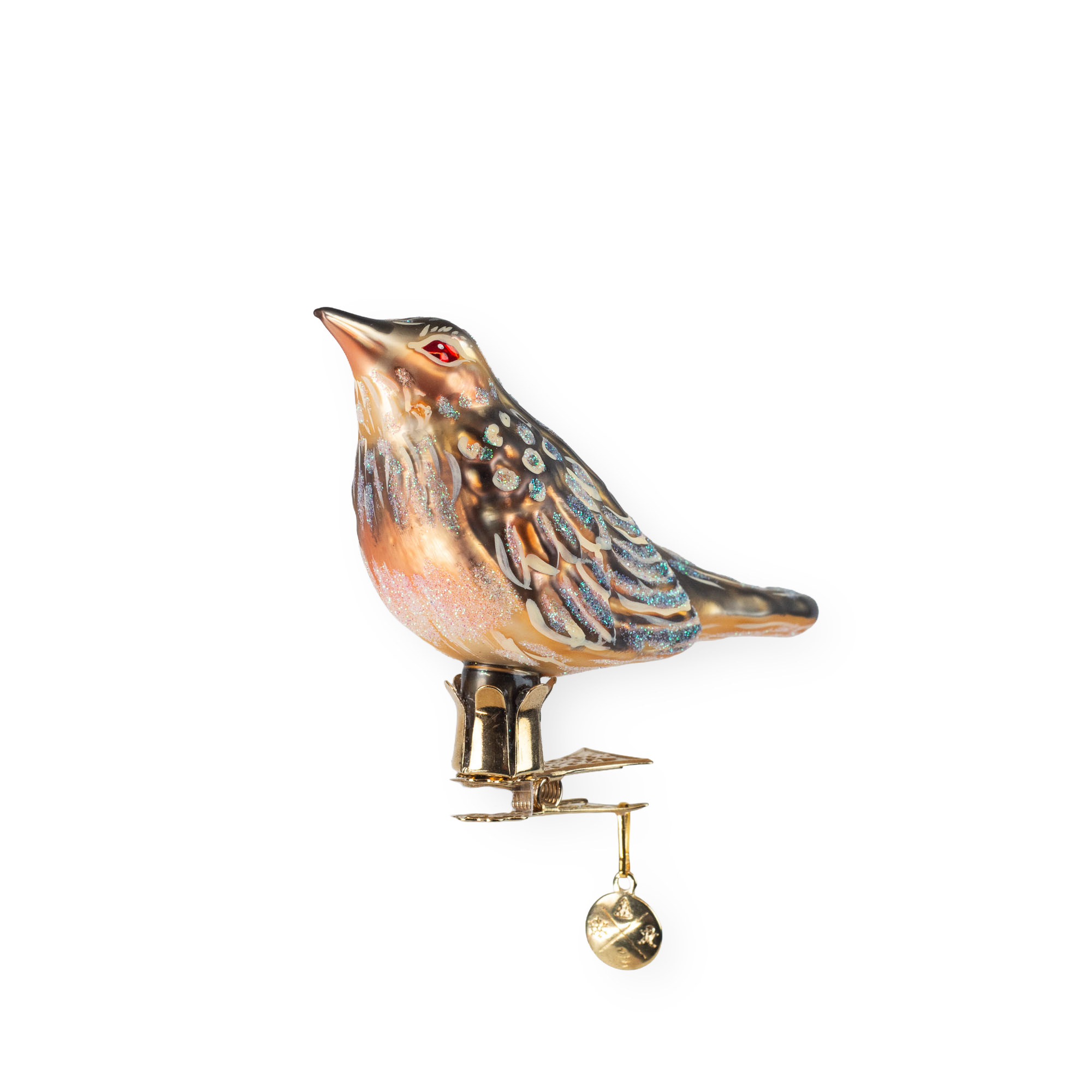 Feldlerche - Christbaumschmuck - Glaskunst aus Polen