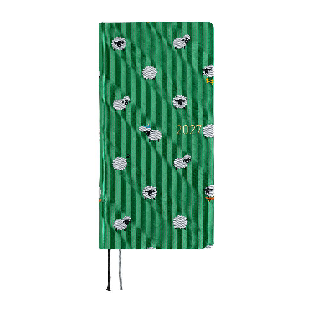Weeks MEGA 2027 englisch – Bow & Tie: Sheep Sheep Sheep | Hobonichi