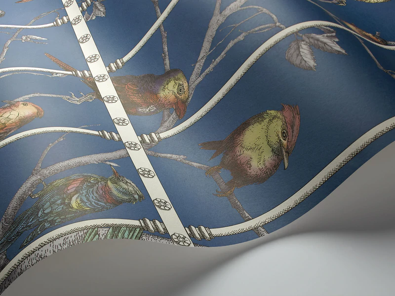 Uccelli Tapete - 114/11023 - Cole&Son - Fornasetti von Cole&Son aus der Kategorie Fornasetti Selection mit der Artikelnummer 114-11023