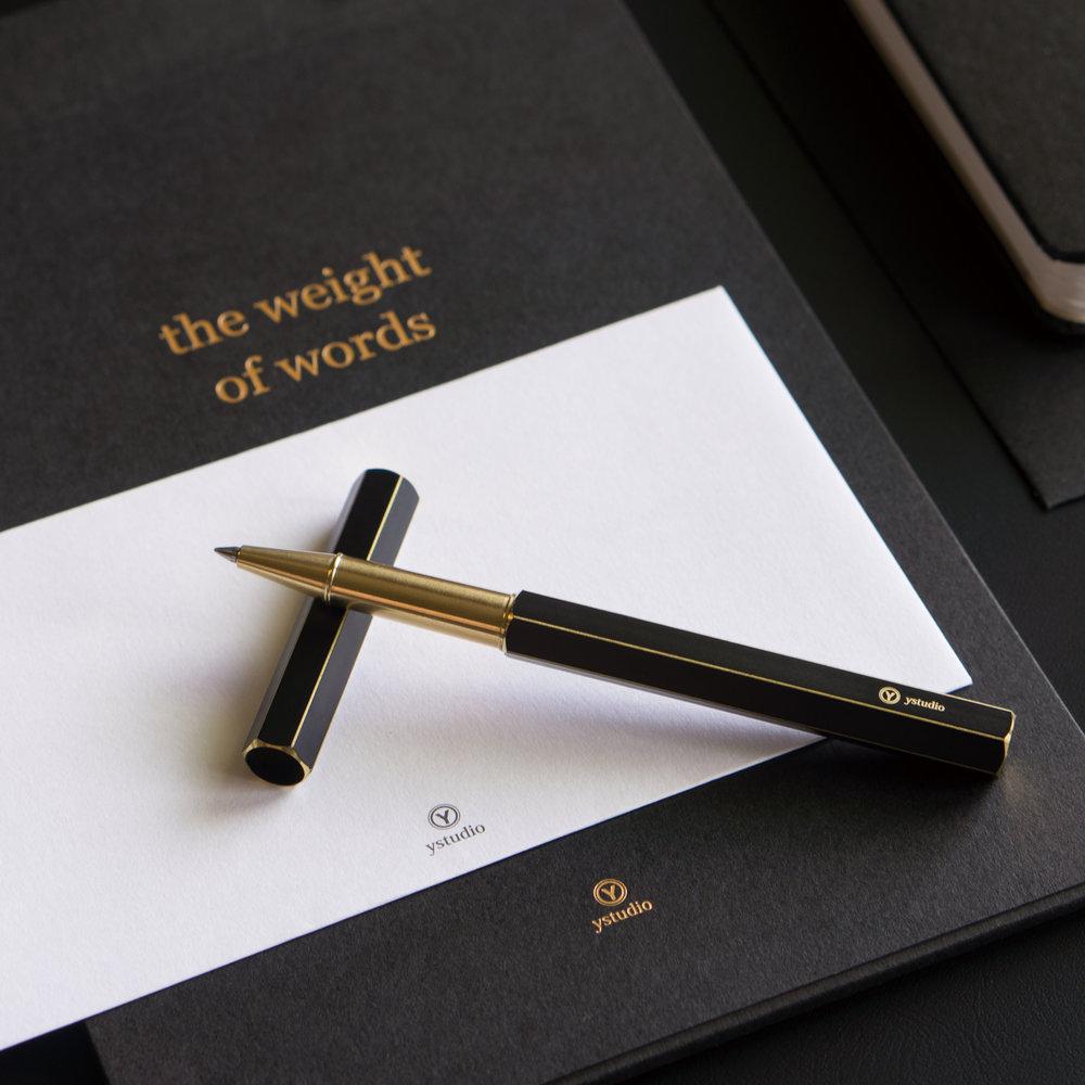 Classic Revolve - Rollerball Pen - Brass / Schwarz Classic Revolve - Rollerball Pen - Brass / Schwarz