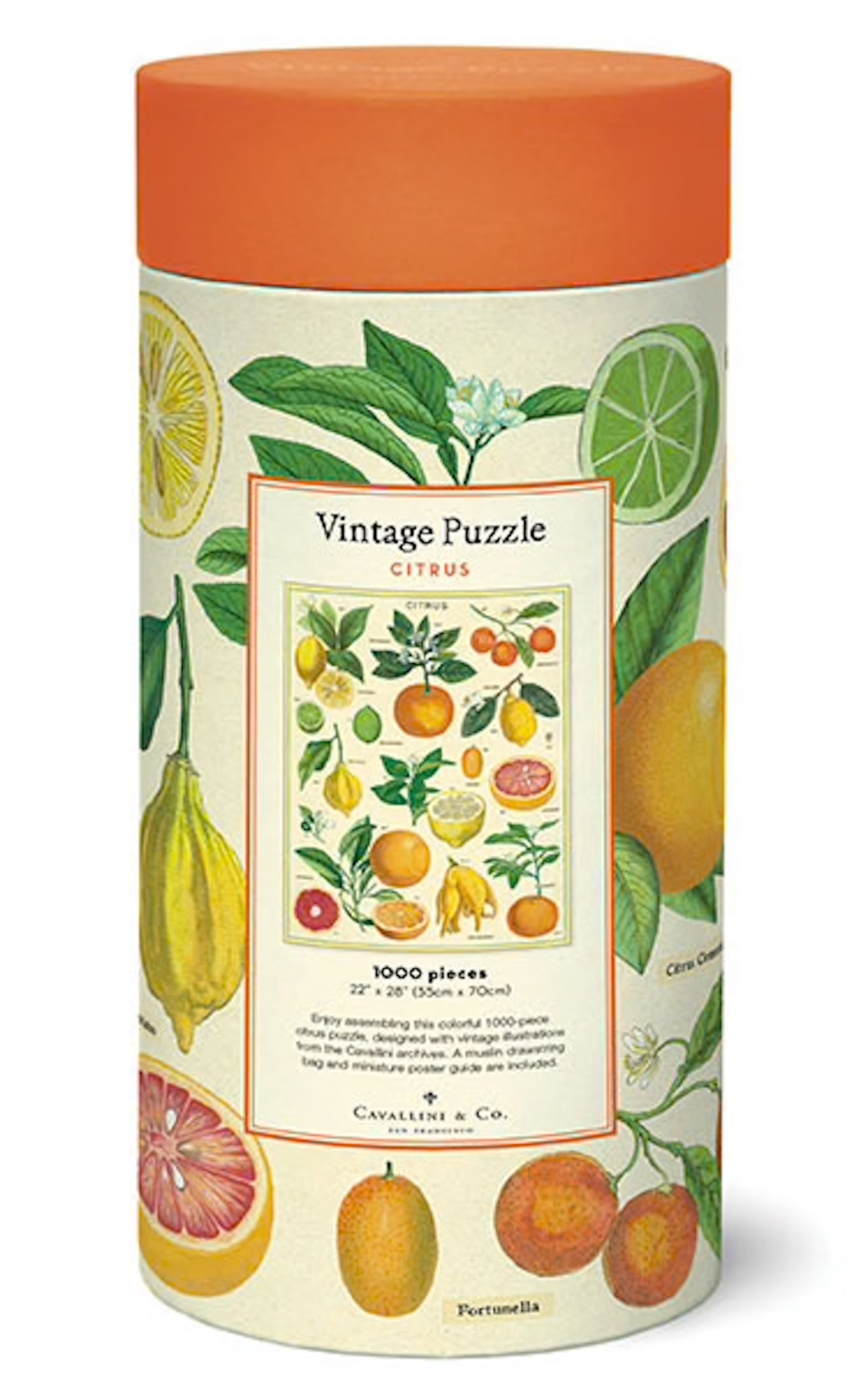 Citrus - Vintage Puzzle von Cavallini - 1.000 Teile