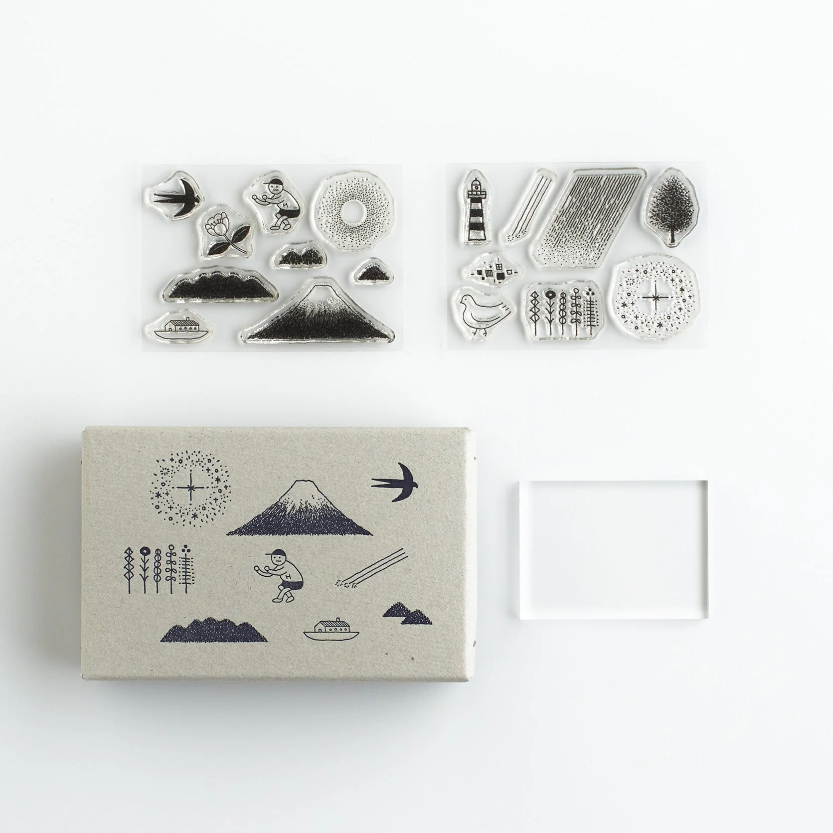 Acrylstempel Box "Mountain and Nature Scenery" - shunshun x Mizushima
