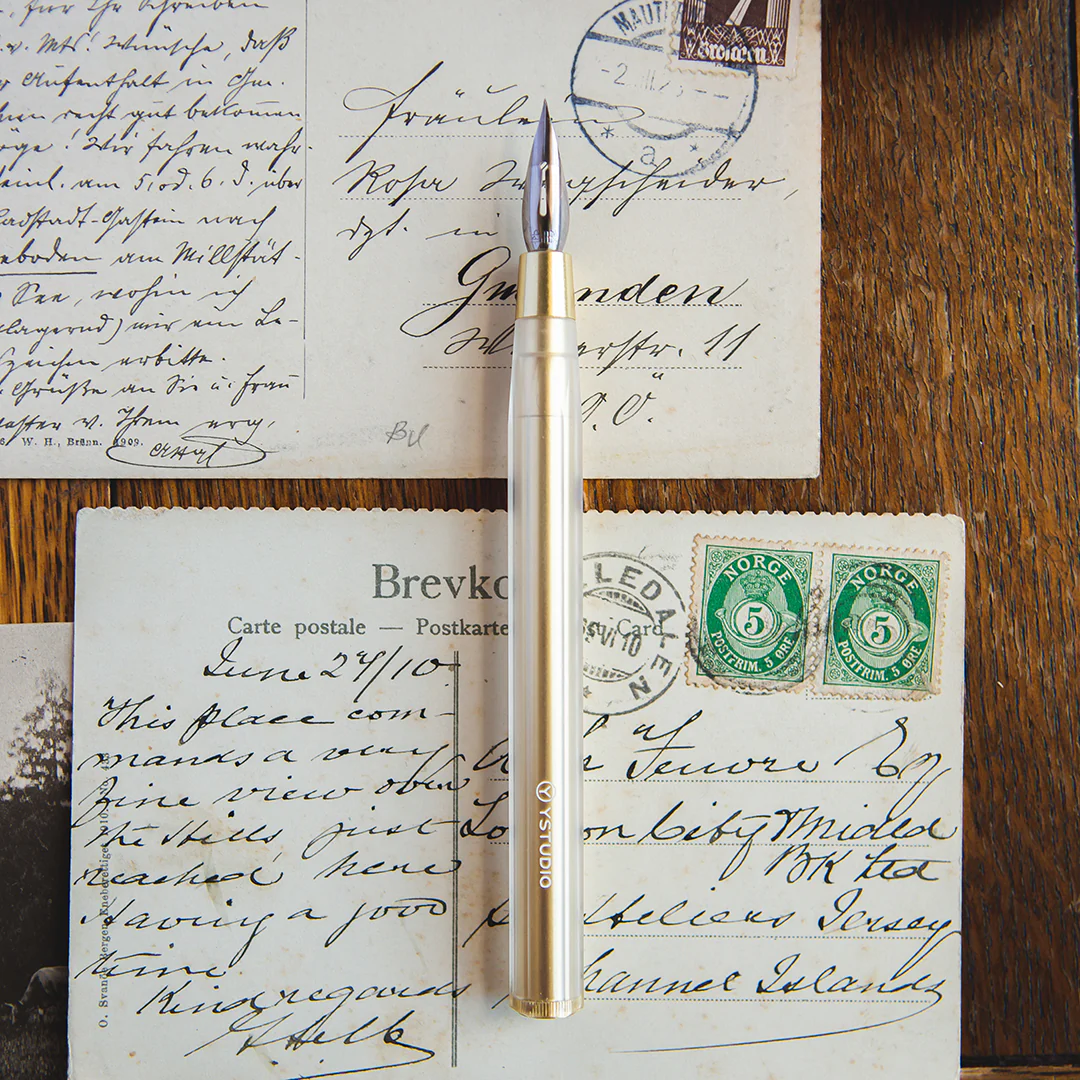 Glamour Evolve - Elemental Dip Pen - Brass / Messing von YSTUDIO