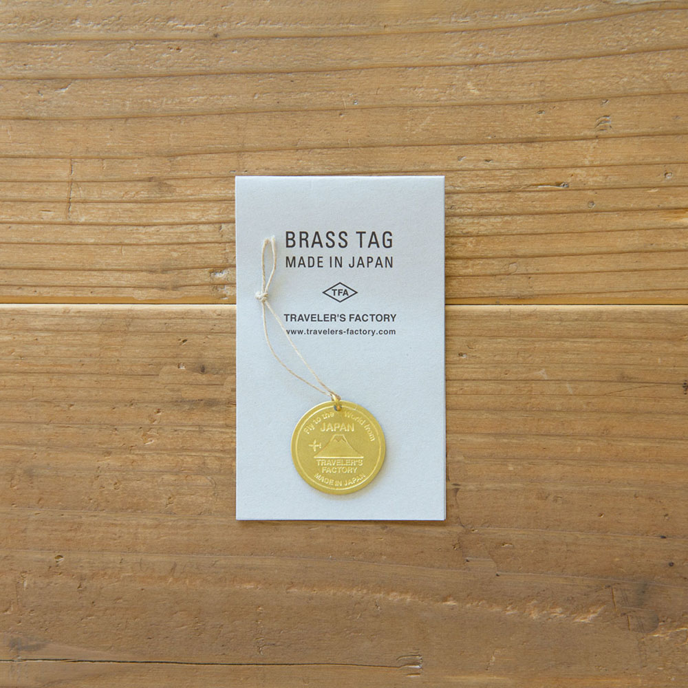 Brass Tag "Japan Trip" - TRAVELER'S FACTORY