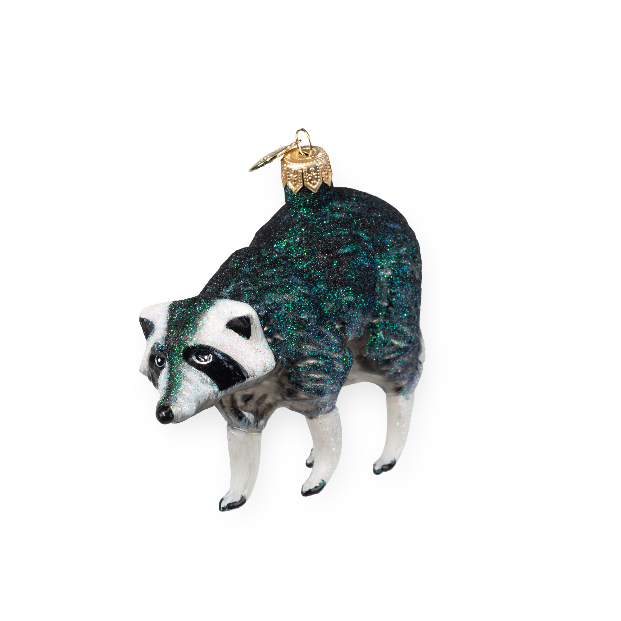 Waschbär - Christbaumschmuck - Glaskunst aus Polen