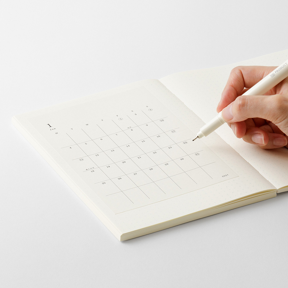 MD Kalenderaufkleber - Diary Sticker 2027 - M