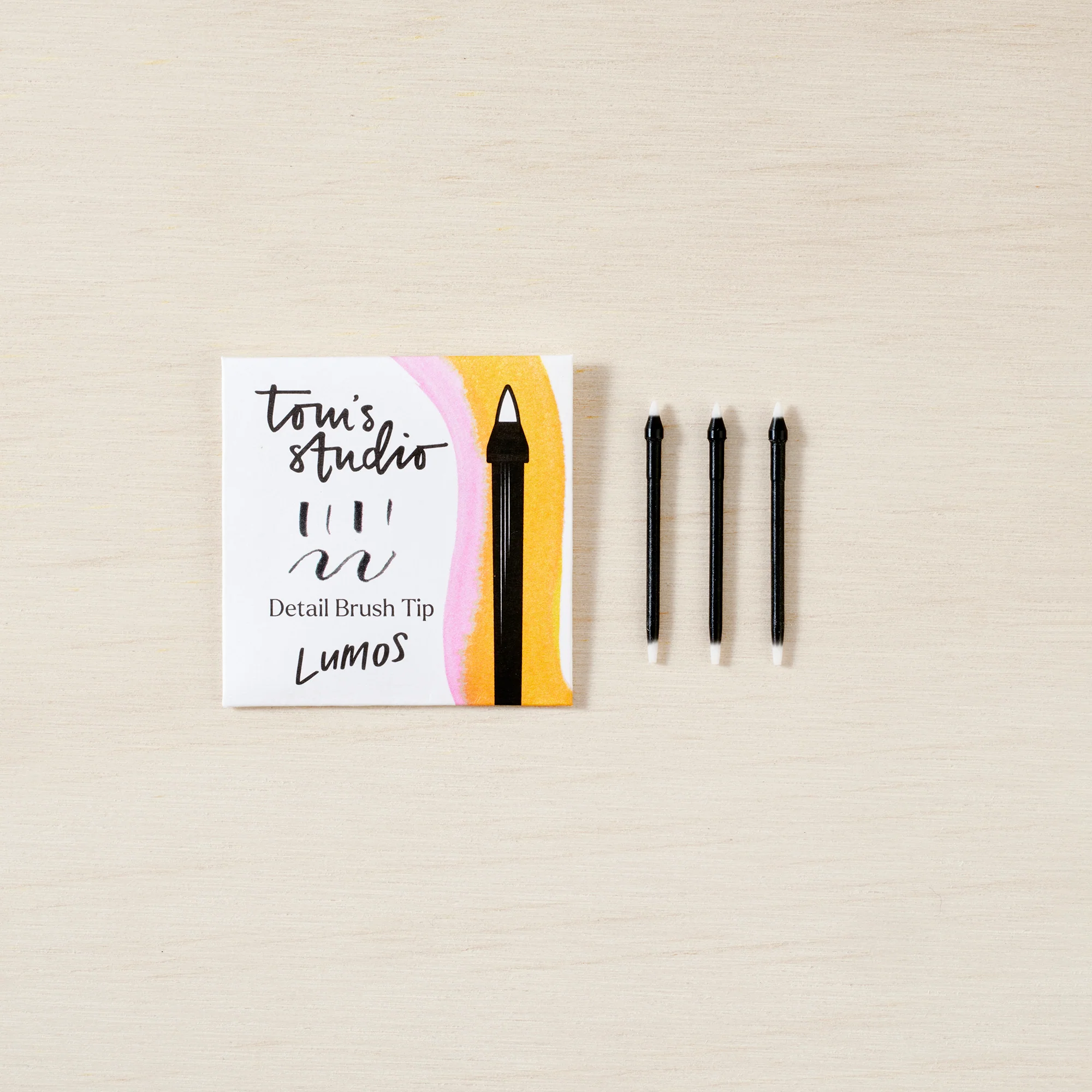 Lumos - Detail Brush Spitze - 3er Set - Tips von Tom's Studio