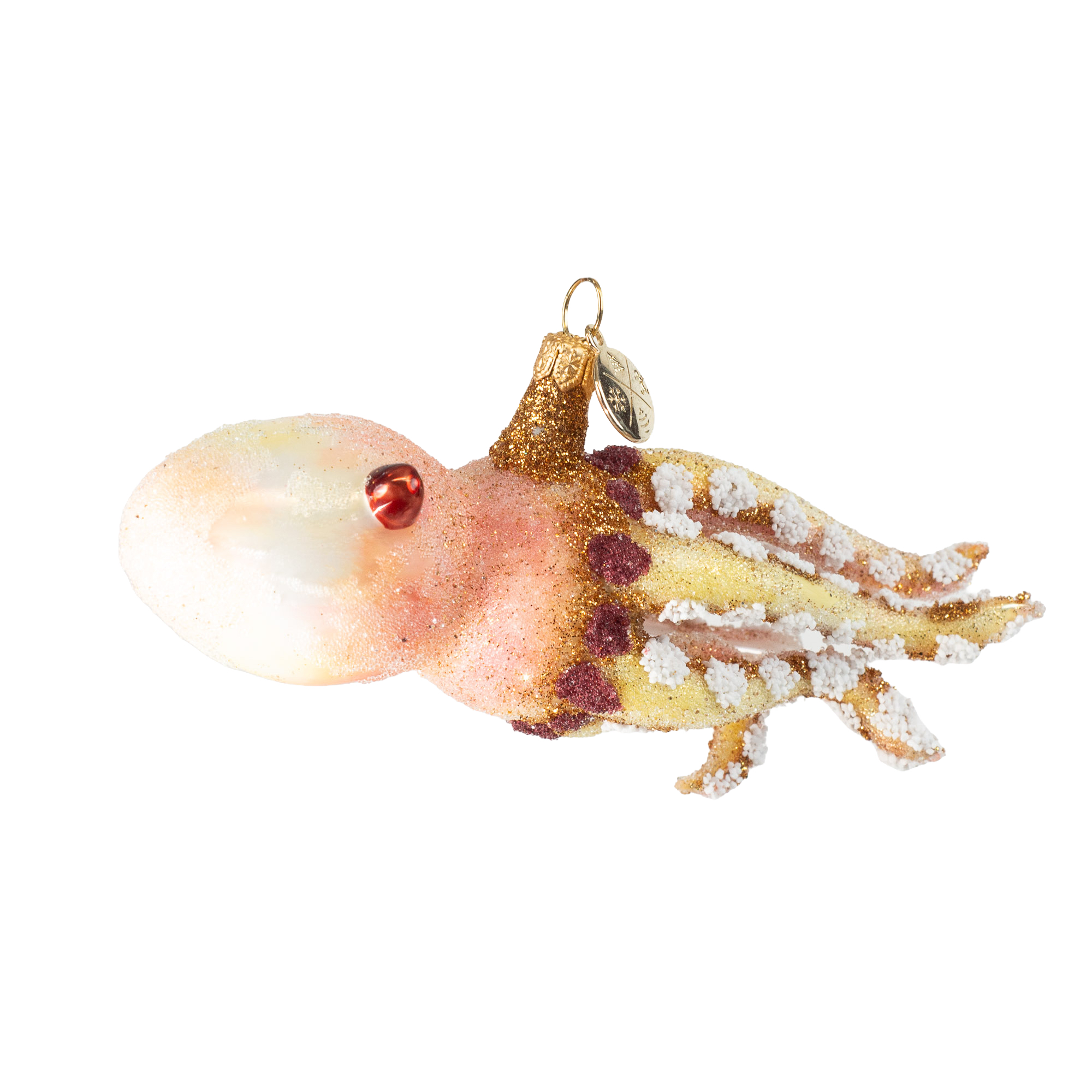 Tintenfisch / Squid - Christbaumschmuck - Glaskunst aus Polen