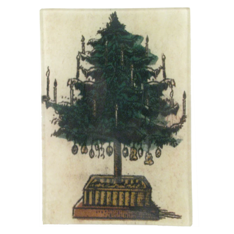 Christmas Tree Mini-Tray - Glastablett von John Derian - New York