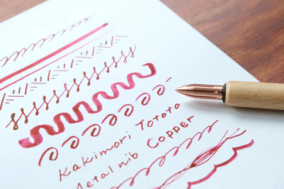 Metal Nib - Copper - Feder für Federhalter von Kakimori